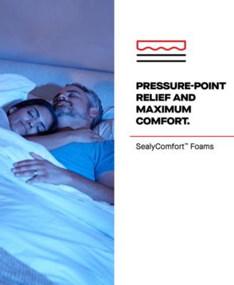 Posturepedic Kersall 15" Medium Euro Pillowtop Mattress Set - Queen Split