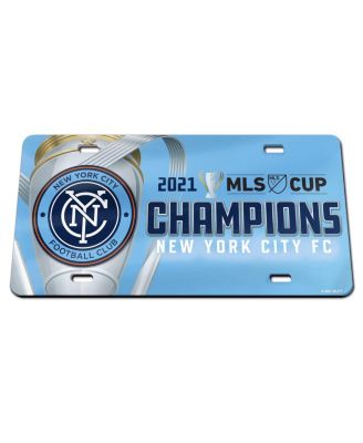 Wincraft - New York City FC 2021 MLS Cup s Laser Cut Acrylic License Plate