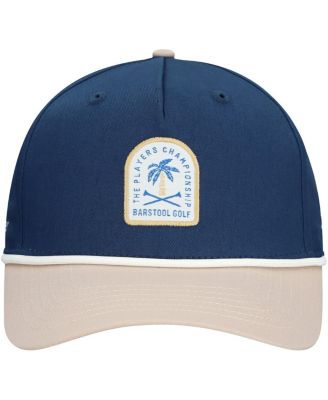 Men's Navy THE PLAYERS Tropical Small Patch Rope Snapback Hat