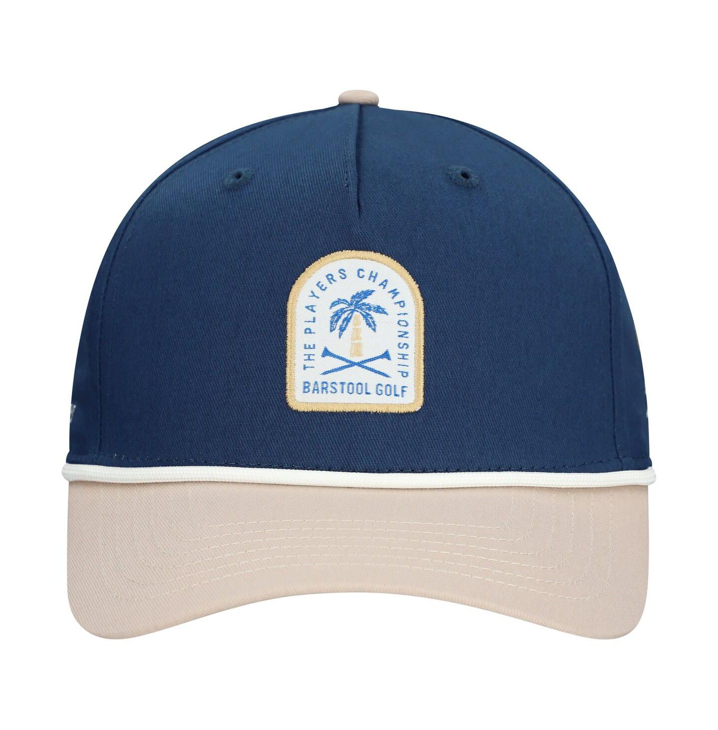 Мужская кепка Barstool Golf Navy the Players Tropical Small Patch Rope Snapback Hat — фото 3