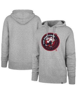 '47 Brand - Men's&nbsp; Alexander Ovechkin Gray Washington Capitals GR8 Chase Headline Pullover Hoodie
