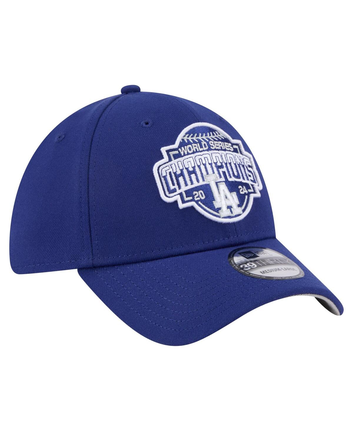 Shop New Era Men's Royal Los Angeles Dodgers 2024 World Series Champions 39thirty Flex Hat