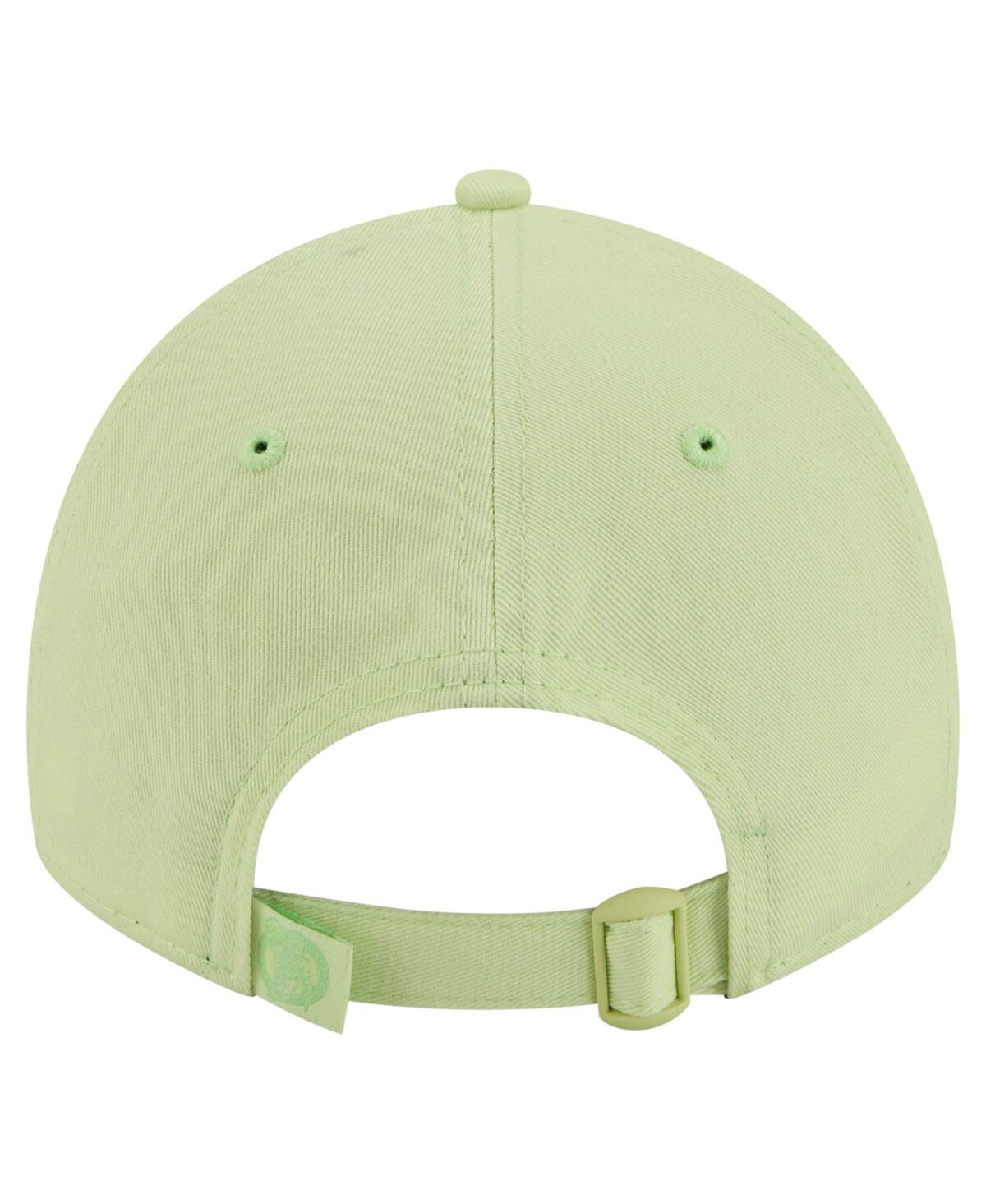 New Era Women's Light Green Boston Celtics Colorpack 9twenty Adjustable Hat In Light Green