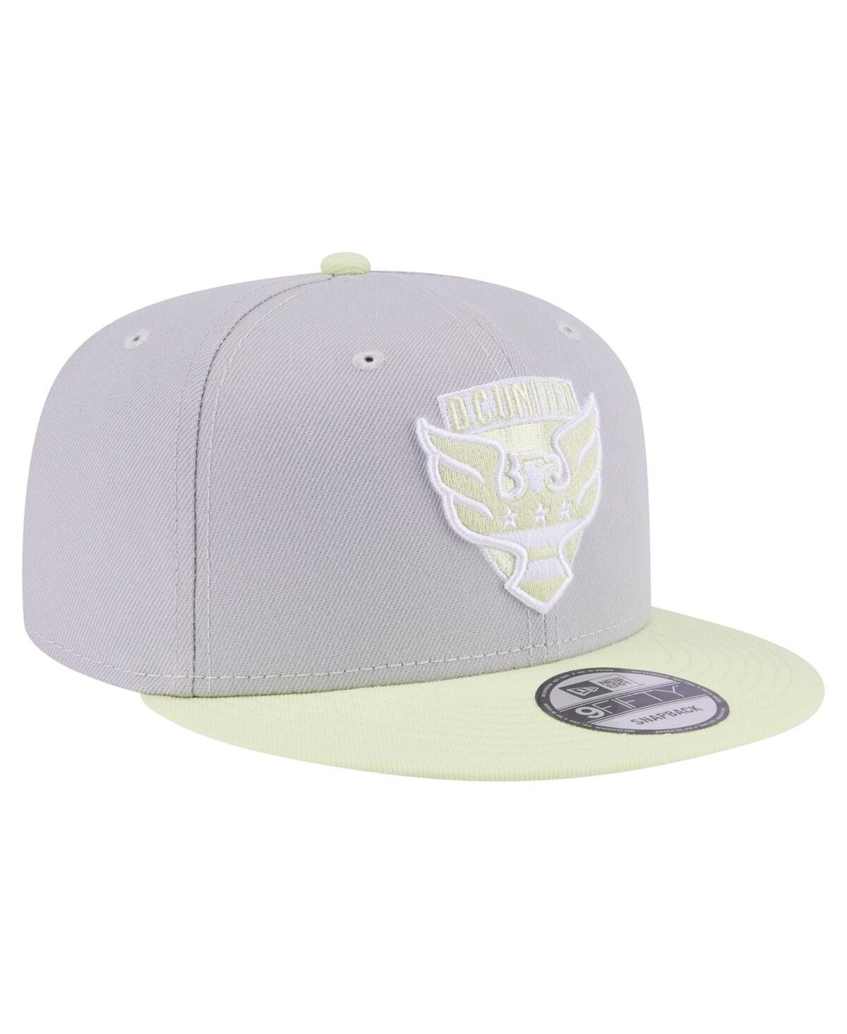 NEW ERA MEN'S GRAY D.C. UNITED COLOR PACK TWO-TONE 9FIFTY SNAPBACK HAT 
