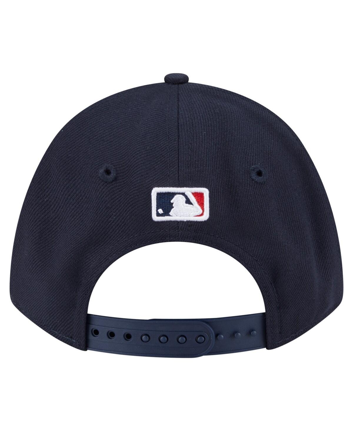 Shop New Era Big Boys And Girls Navy Minnesota Twins Player Replica 9forty Adjustable Hat