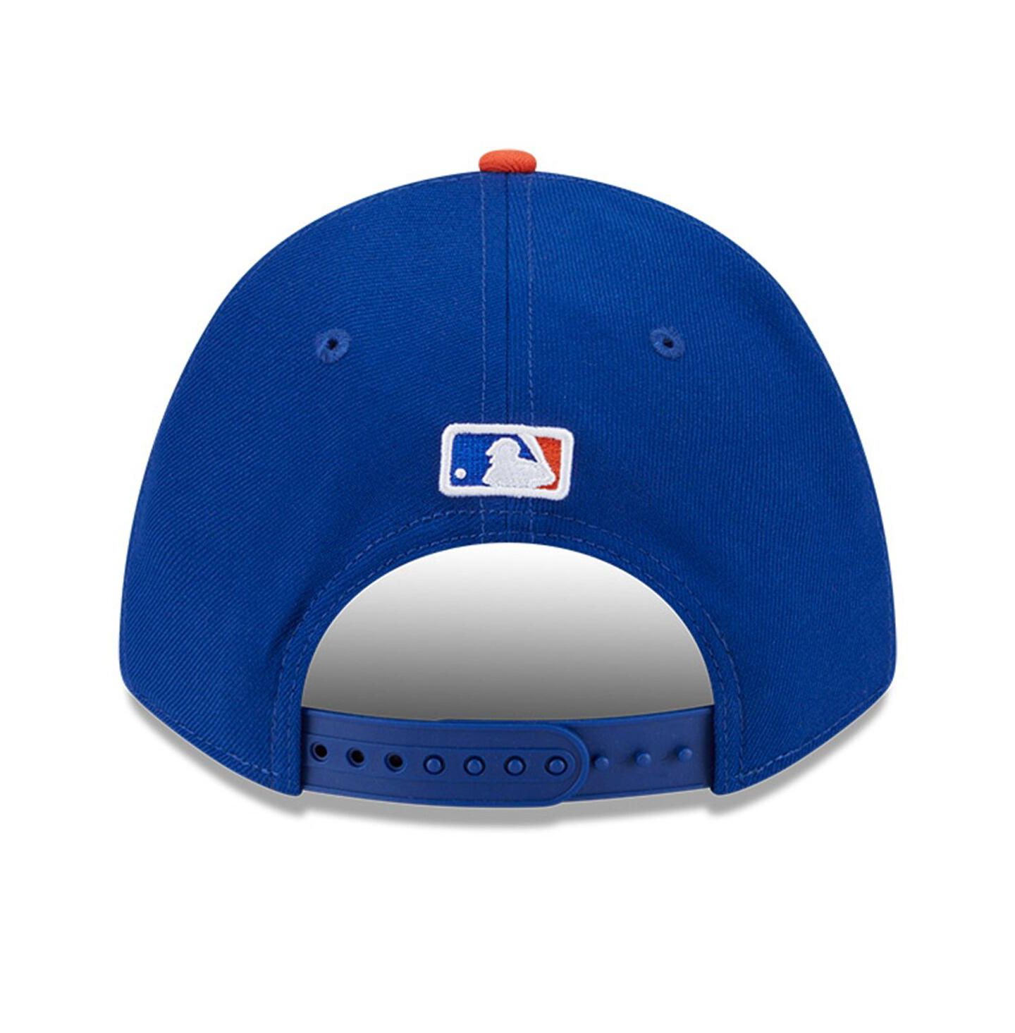 Мужская кепка New Era Royal New York Mets Player Replica 9FORTY Adjustable Hat — фото 3
