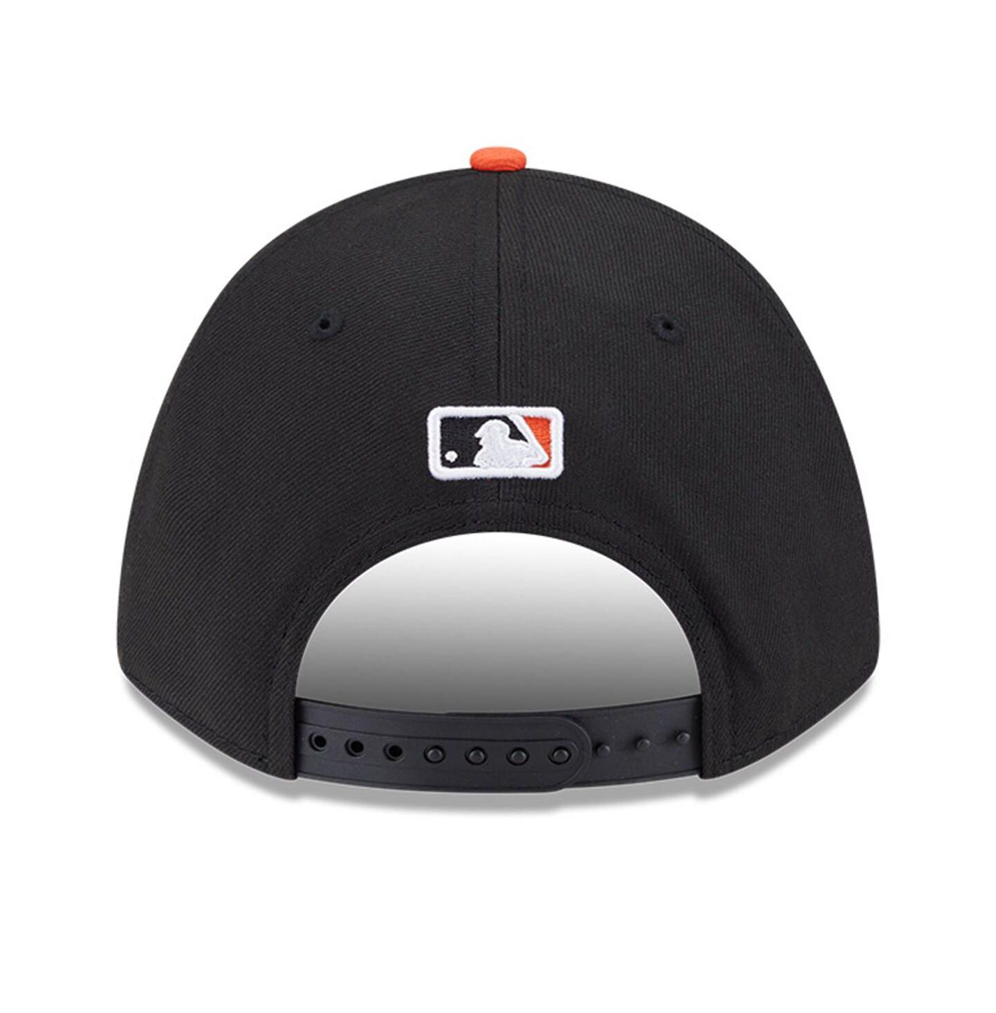 Мужская кепка New Era Black San Francisco Giants Player Replica 9FORTY Adjustable Hat — фото 3