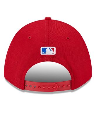 Men's Red Texas Rangers Player Replica 9FORTY Adjustable Hat
