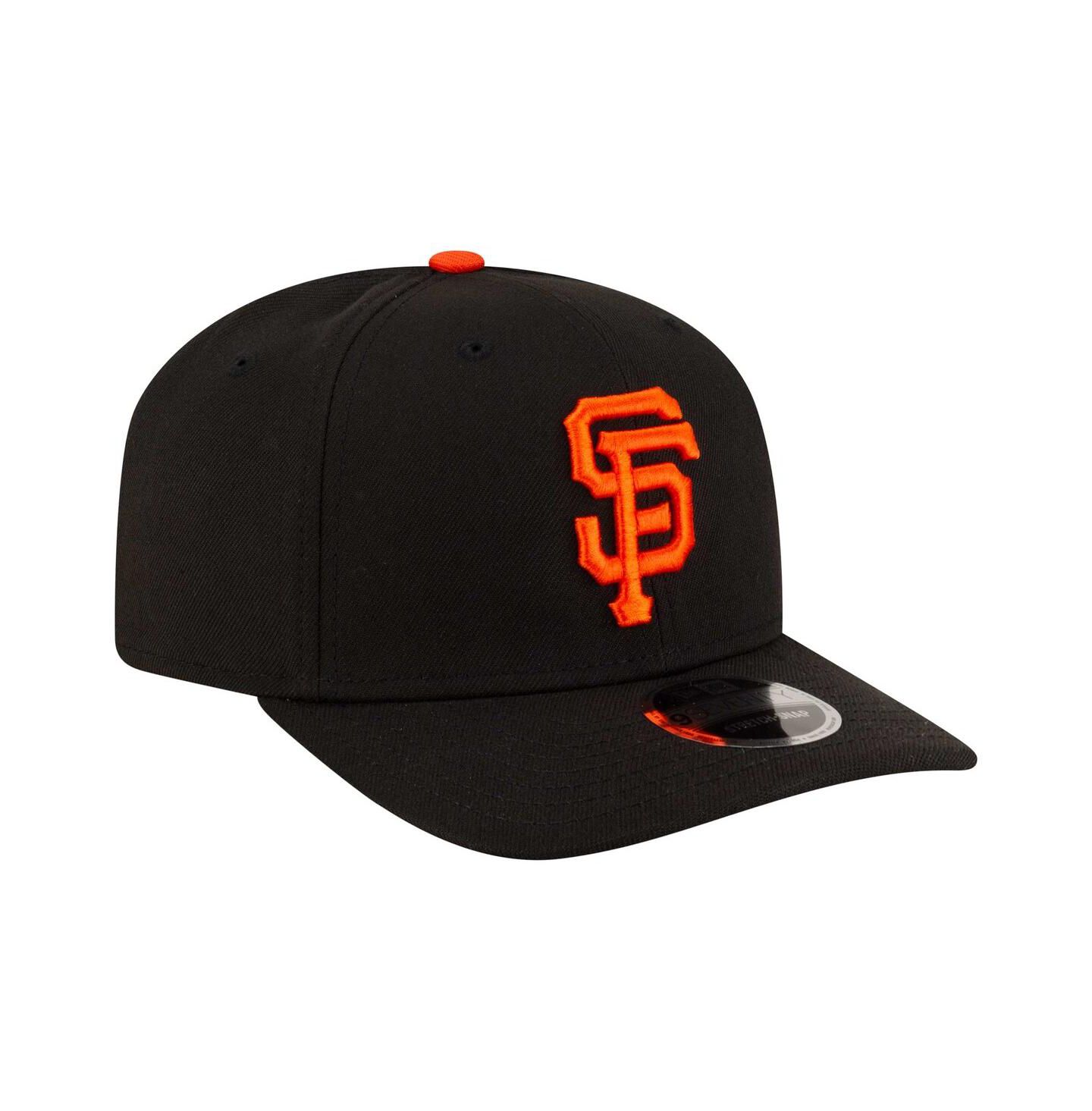 Мужская кепка New Era Black San Francisco Giants Player Replica 9SEVENTY Adjustable Hat — фото 4