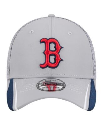 Men's Gray Boston Red Sox Linear 39THIRTY Flex-Fit Hat