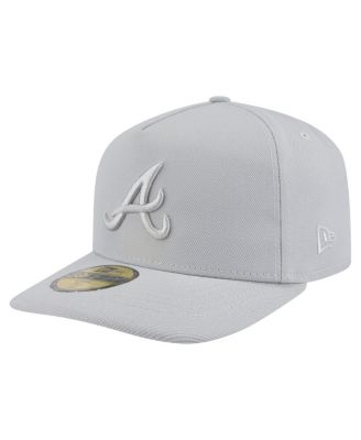 New Era - Men's Gray Atlanta Braves Colorpack 59FIFTY Fitted Hat