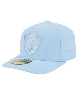 New Era - Men's Light Blue Las Vegas Raiders Color Pack A-Frame 59FIFTY Fitted Hat