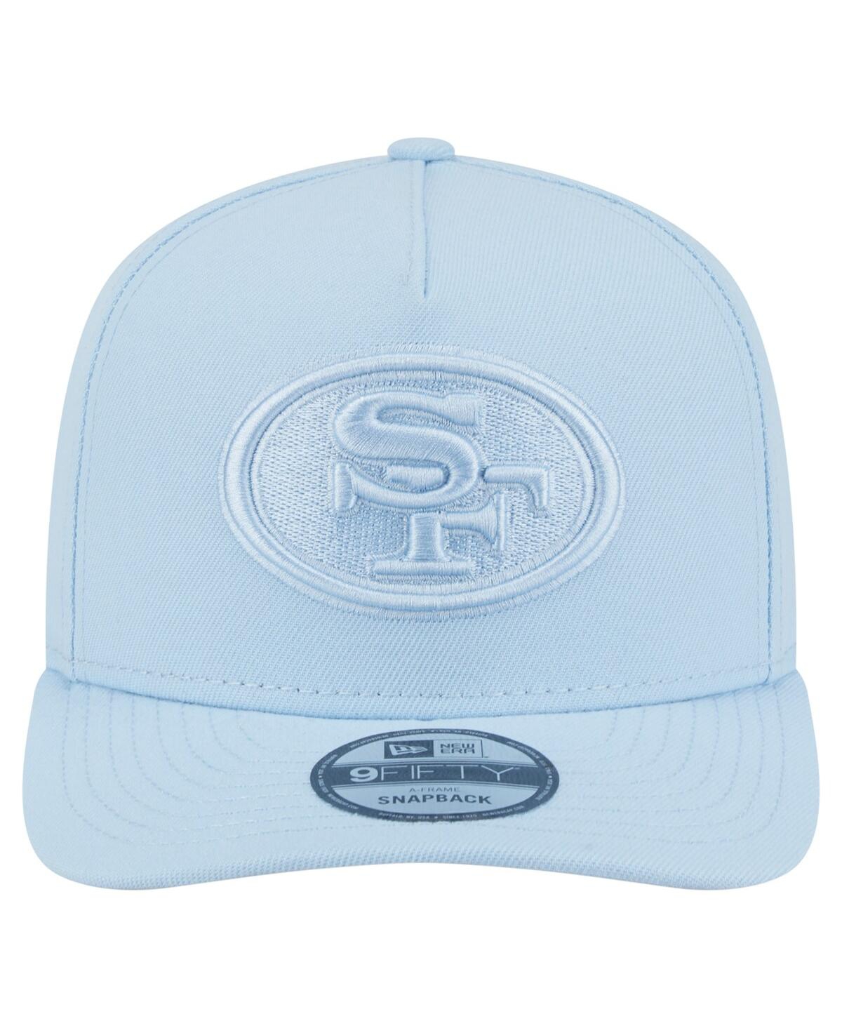 NEW ERA MEN'S LIGHT BLUE SAN FRANCISCO 49ERS COLOR PACK 9FIFTY SNAPBACK HAT 