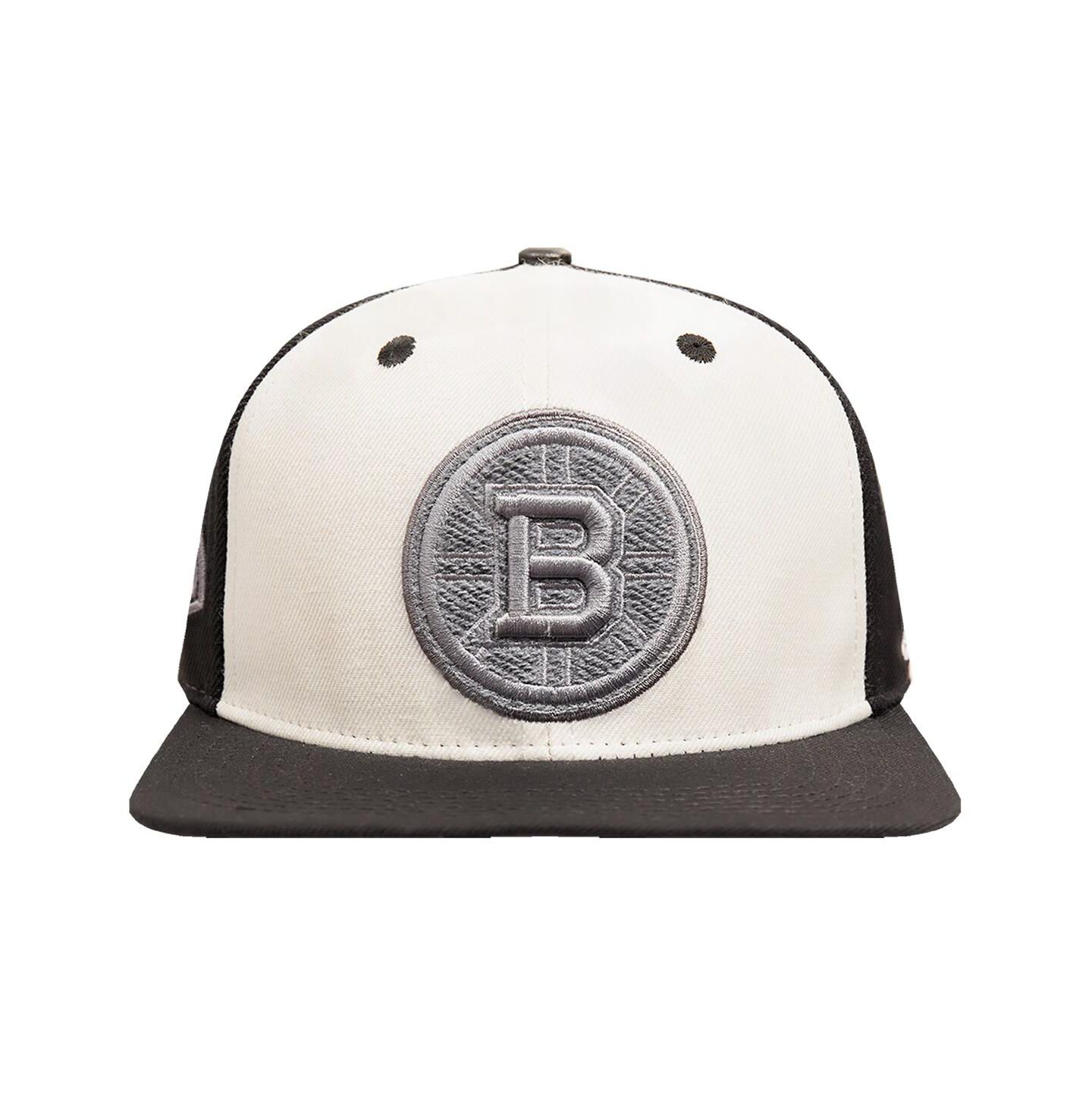 Мужская кепка Pro Standard Cream Boston Bruins French Terry Snapback Hat — фото 4