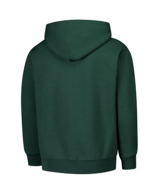 Big Boys and Girls Green Michigan State Spartans Basic Arch Hoodie