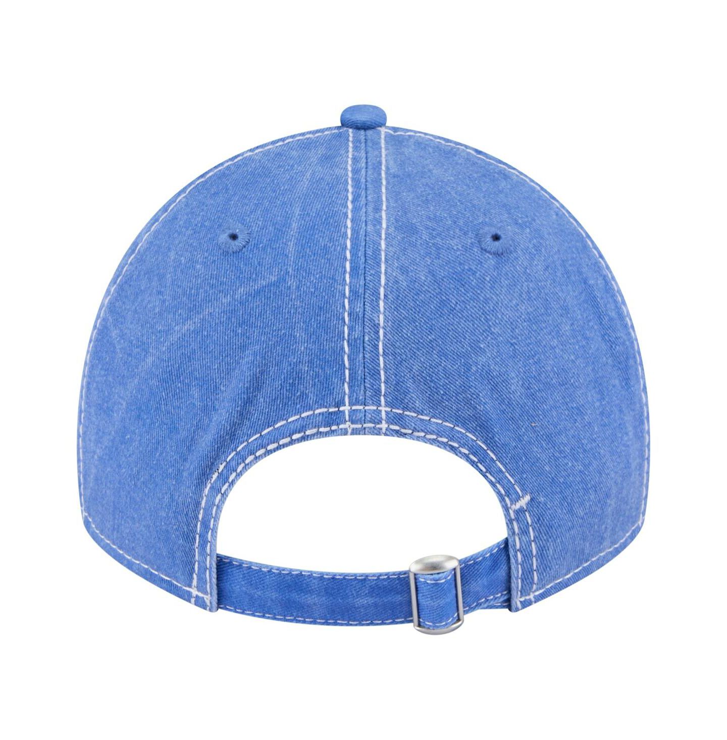 Мужская кепка New Era Royal Golden State Warriors Pigment Dyed 9TWENTY Adjustable Hat — фото 2