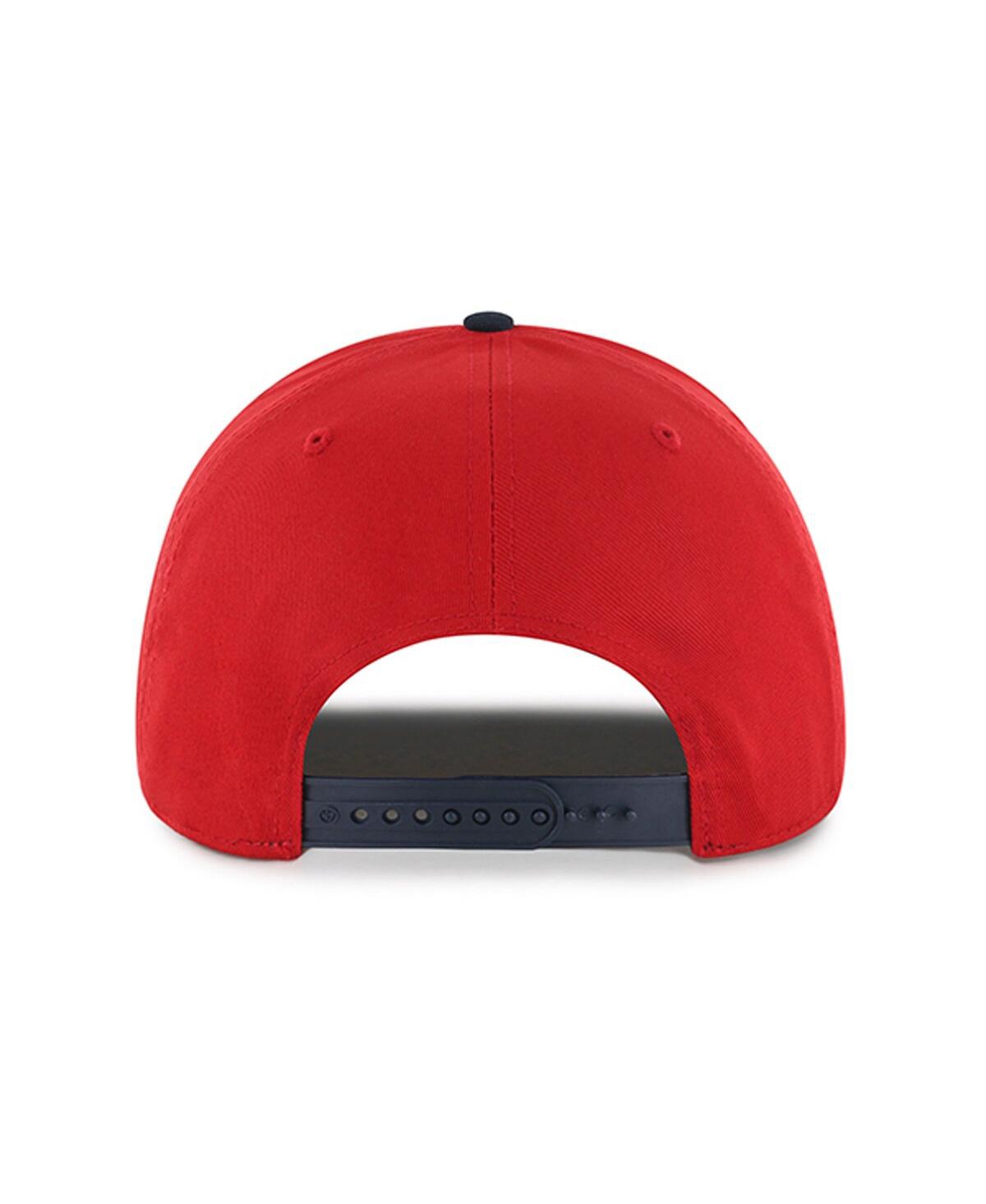 47 Brand Men's Red Los Angeles Angels Drop Shadow Rope Hitch Adjustable Hat In Red