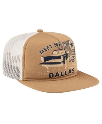 Men's Stone Dallas Cowboys Meet Me 9FIFTY Snapback Hat