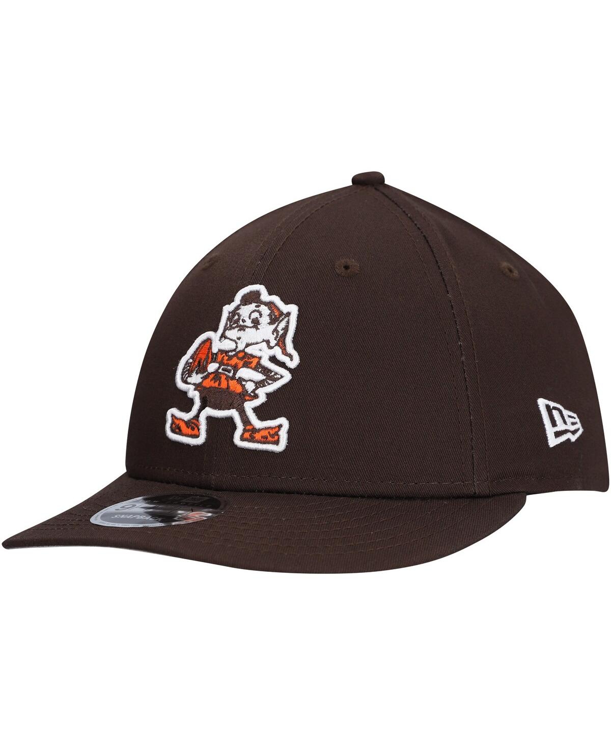 NEW ERA MEN'S BROWN CLEVELAND BROWNS MAIN LOW PROFILE 9FIFTY SNAPBACK HAT 