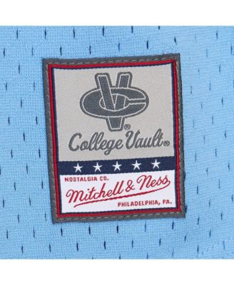 Men's Carolina Blue North Carolina Tar Heels Game Time Vintage Mesh Button Front Jersey