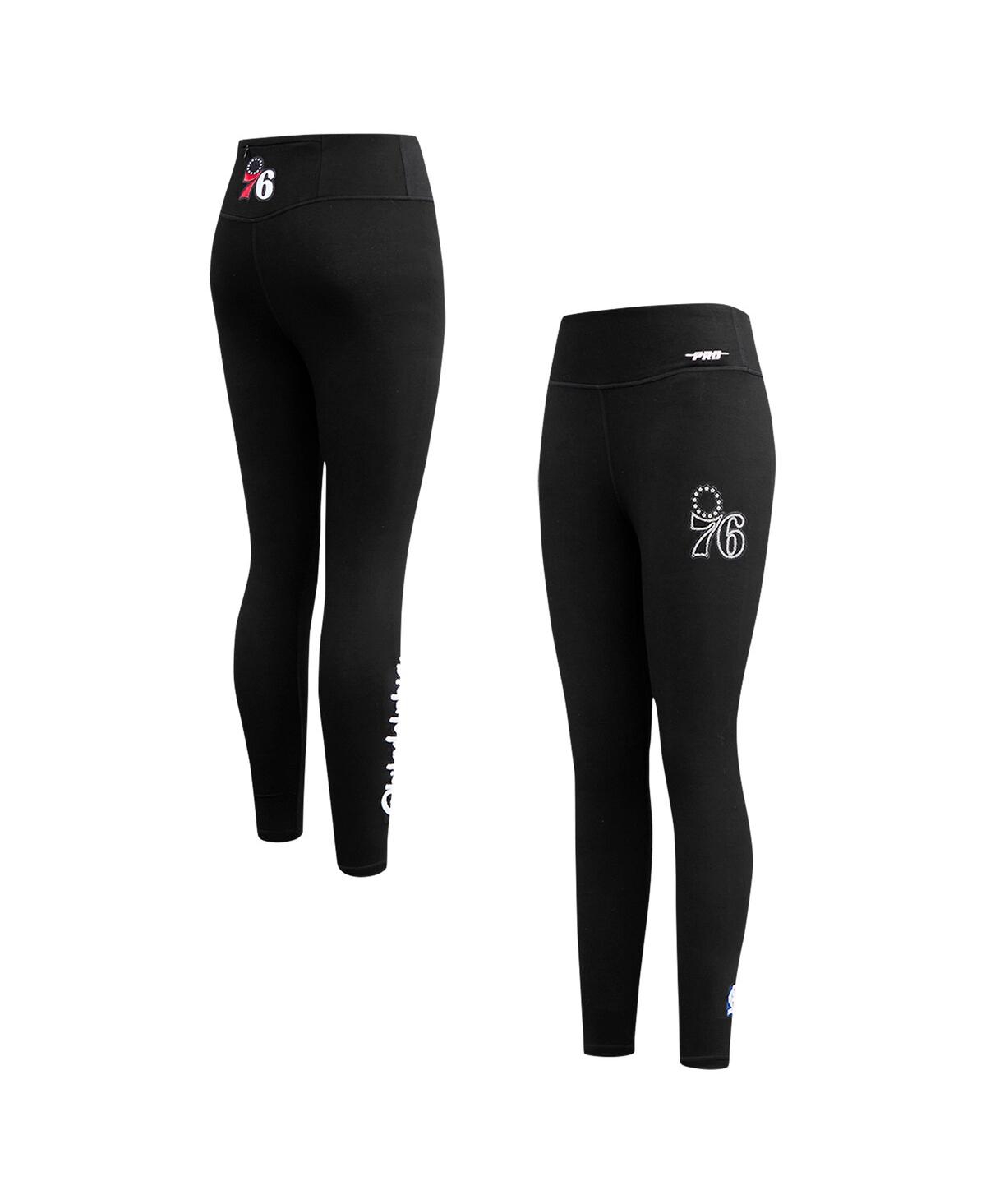 Women's Black Philadelphia 76ers Paint the City Jersey Leggings - Black
