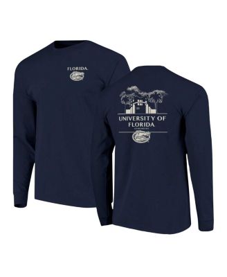 Men's Navy Florida Gators Comfort Colors Campus Nights Long Sleeve T-Shirt