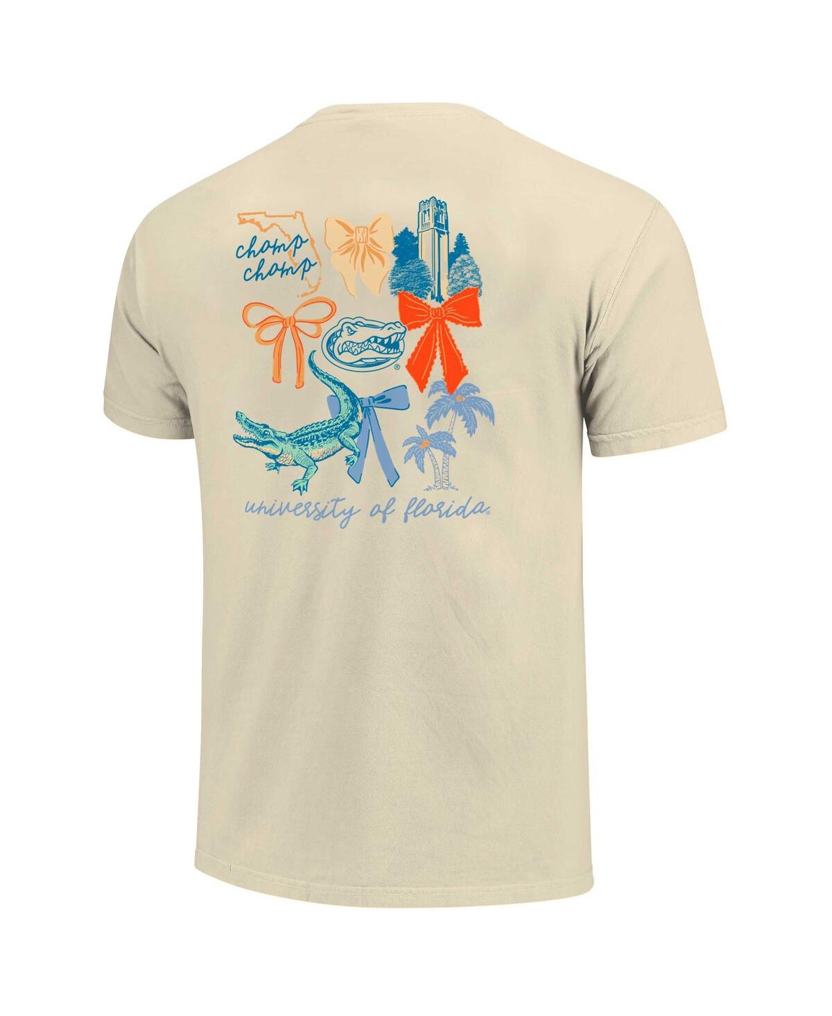 Image One Men's And Women's Natural Florida Gators Comfort Colors Coquette T-shirt In Natural