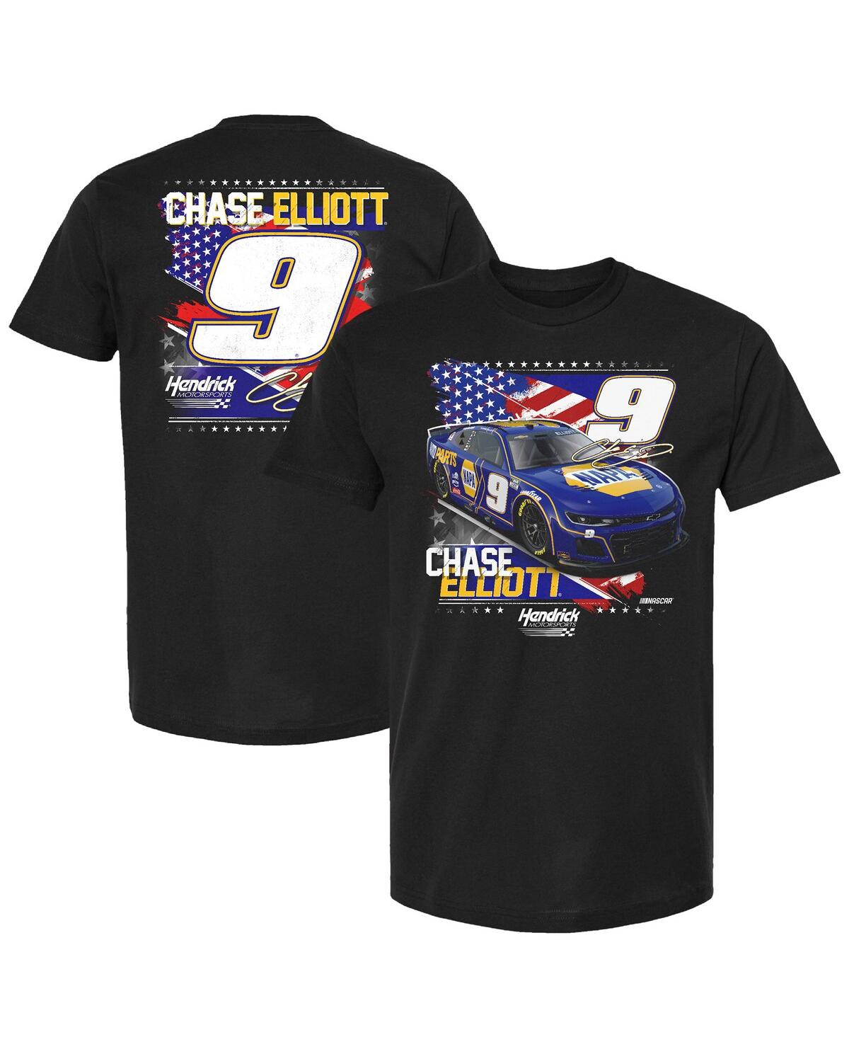 Men's Black Chase Elliott Napa Patriotic Car T-Shirt - Black