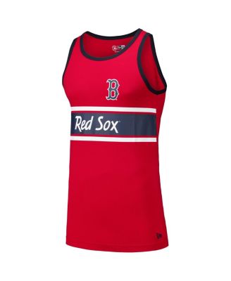 Men's Red Boston Red Sox Jersey Ringer Tank Top