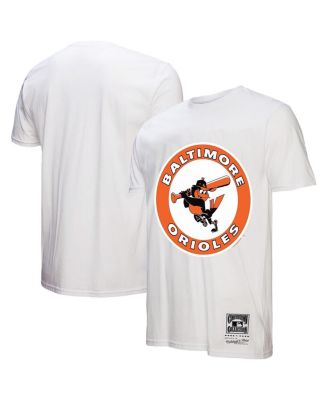 Mitchell & Ness - Men's White Baltimore Orioles Cooperstown Collection Logo T-Shirt