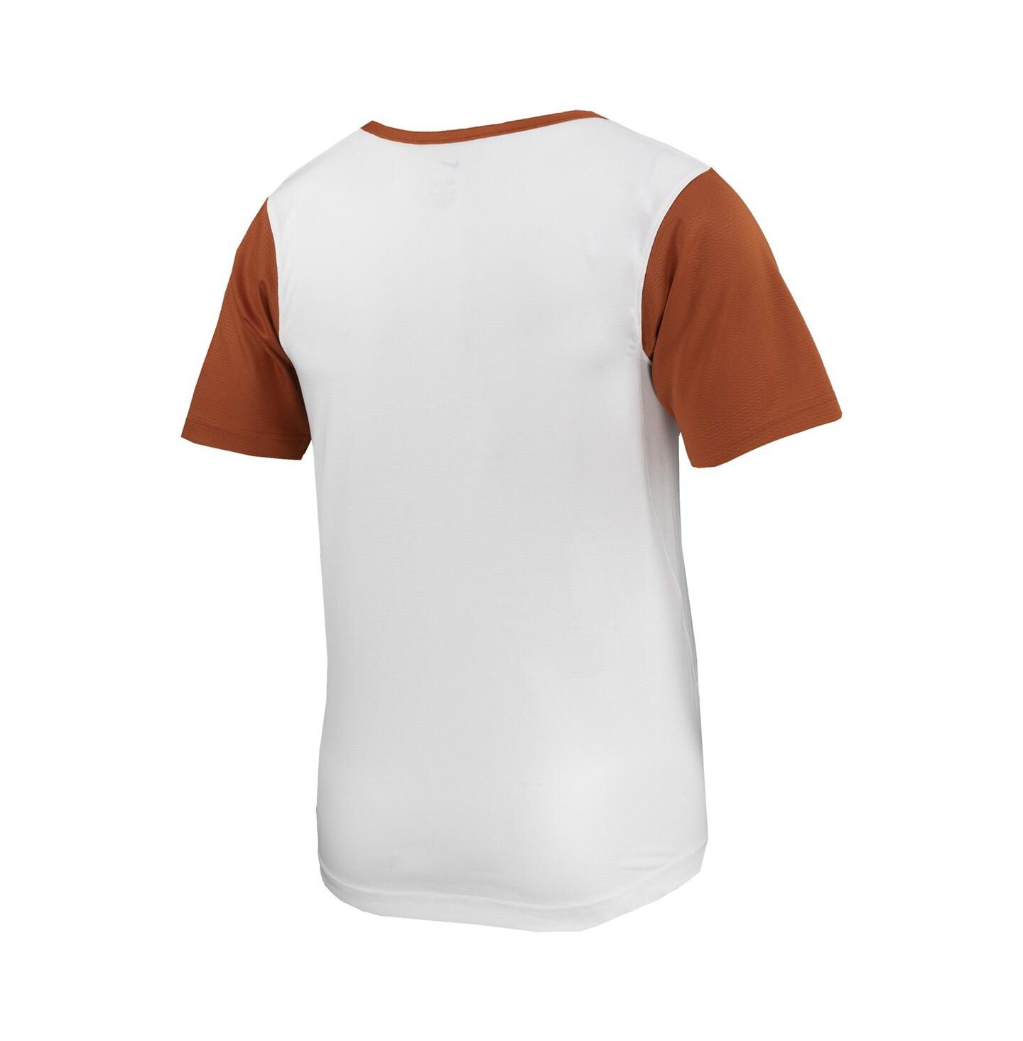 Мужской топ Nike White Texas Longhorns Replica Softball Jersey — фото 2