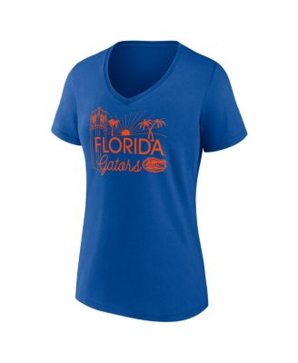 Women's Royal Florida Gators Fundamentals Region Draw T-Shirt