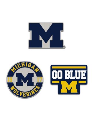 Wincraft - Michigan Wolverines Three-Piece Collector Pin Set