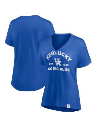 Fanatics - Women's Royal Kentucky Wildcats True Classics Slub Flowy V-neck T-Shirt