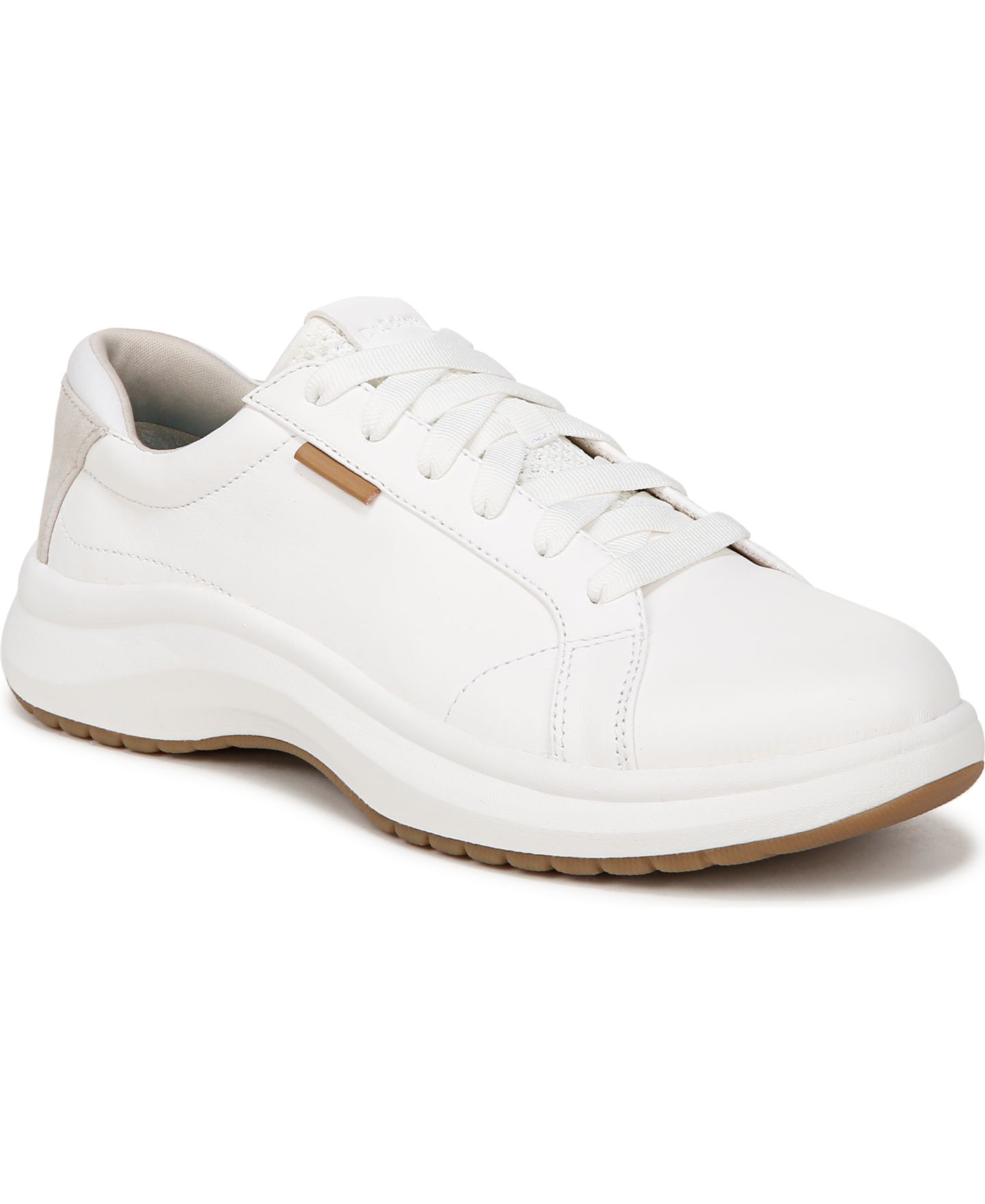 Женские кроссовки Dr. Scholl's Feel Good Derby, цвет: Белый кожаный — фото 1