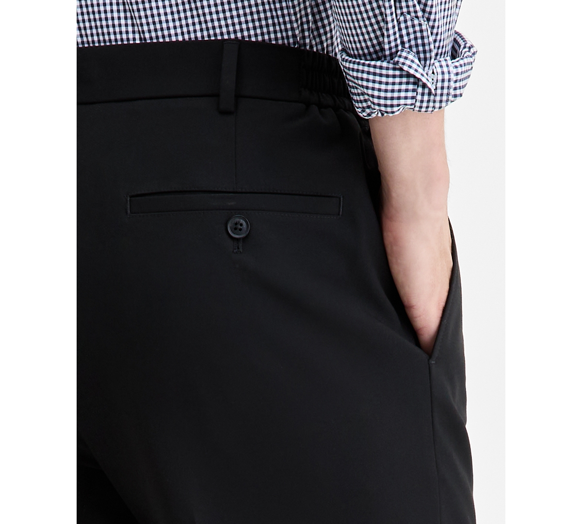 Tommy Hilfiger Men's Modern-fit Dean Solid Pants In Black