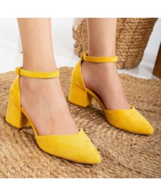 Marcelle Low Block Heel Pumps
