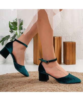 Marcelle Low Block Heel Pumps