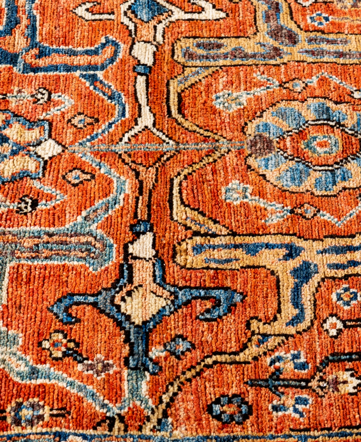 Adorn Hand Woven Rugs Serapi M1945 2'7''x10' Runner Area Rug In Red
