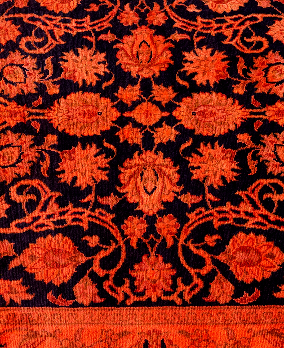 Adorn Hand Woven Rugs Fine Vibrance M1247 2'7''x4'3'' Area Rug In Orange