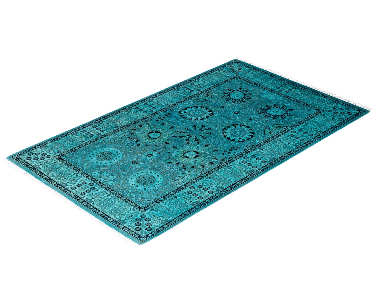 Adorn Hand Woven Rugs Fine Vibrance M1270 Rug Collection In Blue