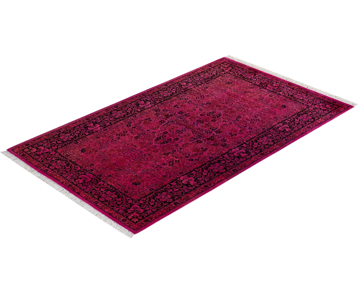 Adorn Hand Woven Rugs Fine Vibrance M980 3'1''x5'4'' Area Rug In Pink