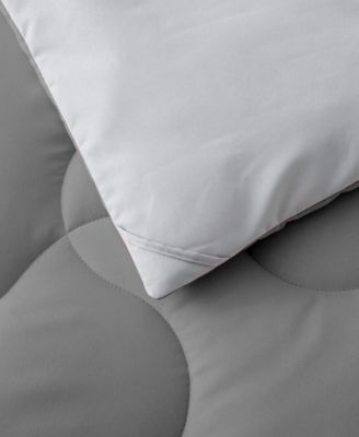 Lightweight Reversible Quilted Down Alternative Comforter, Full/Queen