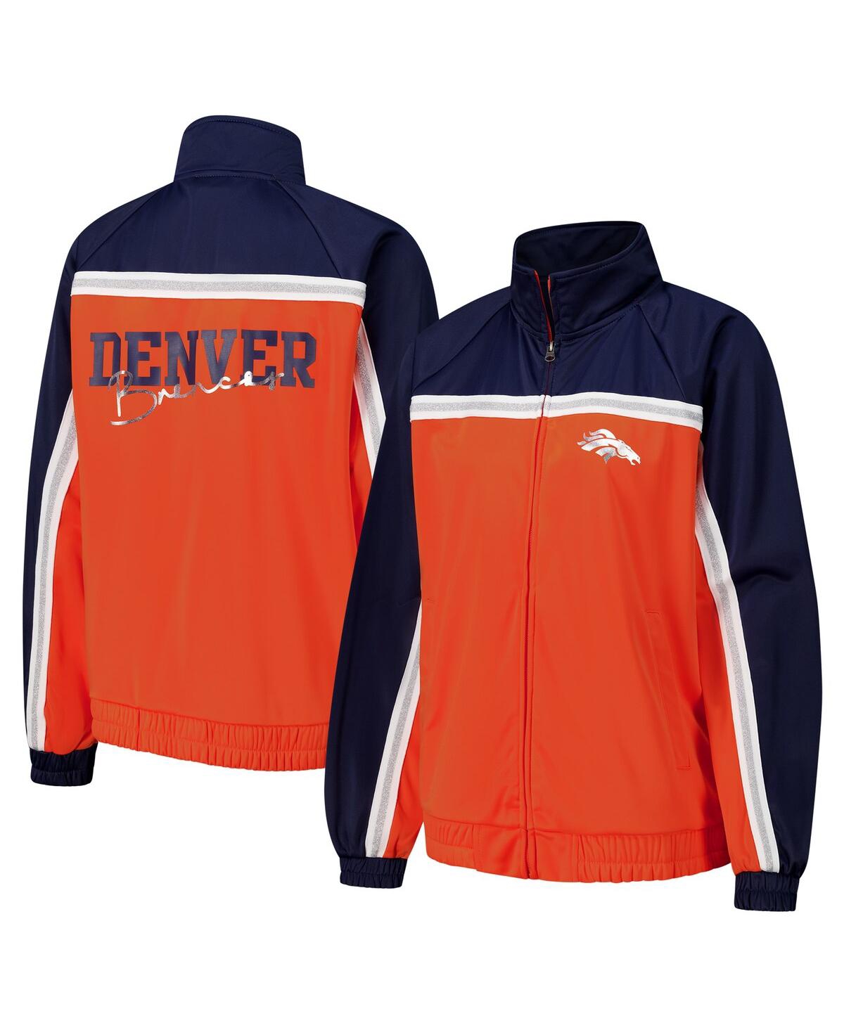 Women's Orange Denver Broncos Post Game Full-Zip Track Jacket - Orange