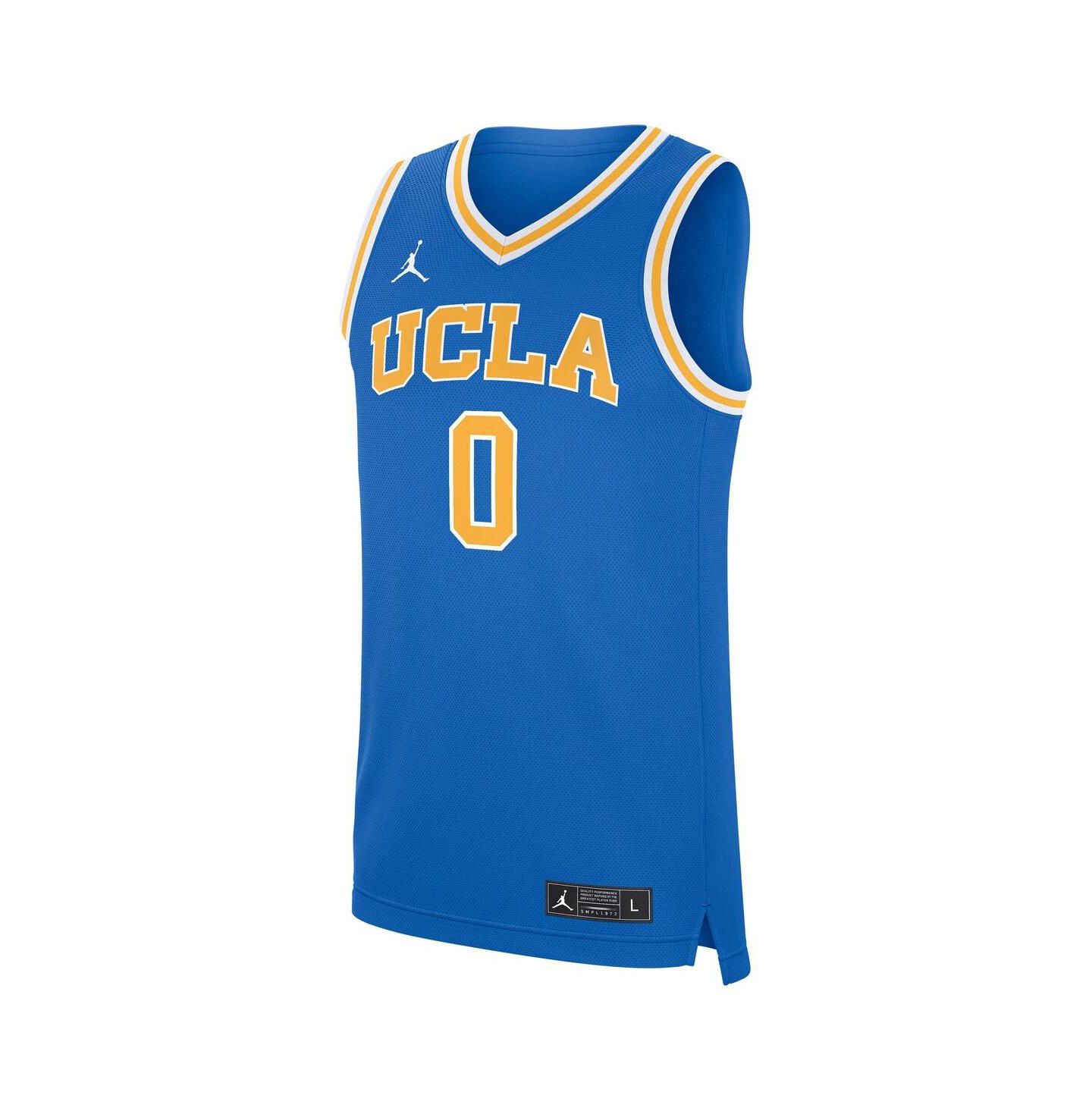 Мужская баскетбольная джерси Jordan Russell Westbrook Ucla Bruins Replica, Blue — фото 3
