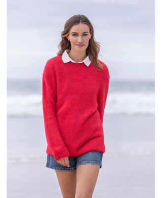 Women's Alpaca Cotton Slouch Sweater