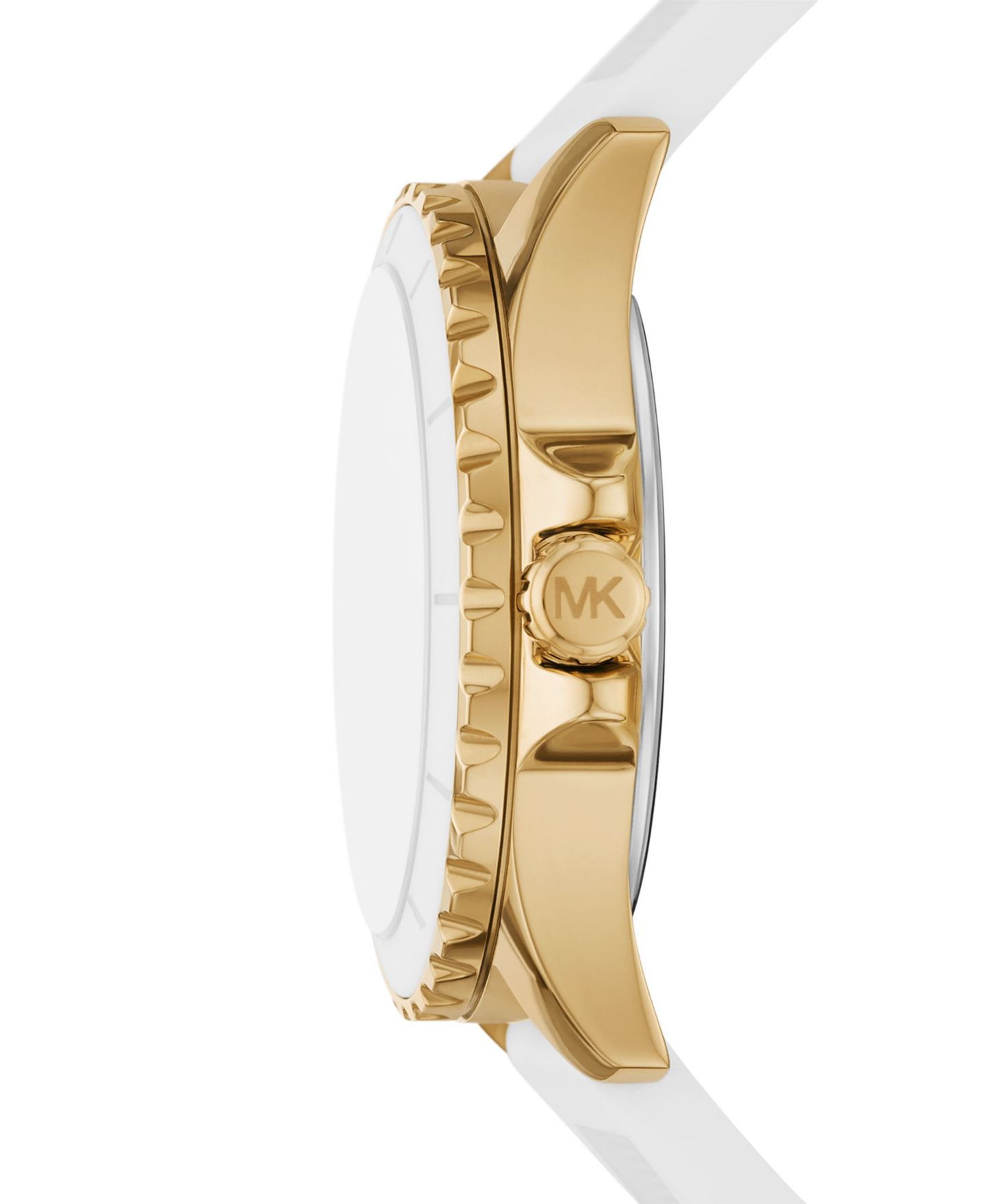 Женские часы Michael Kors Everest Three-Hand White Silicone Watch, 40mm — фото 3