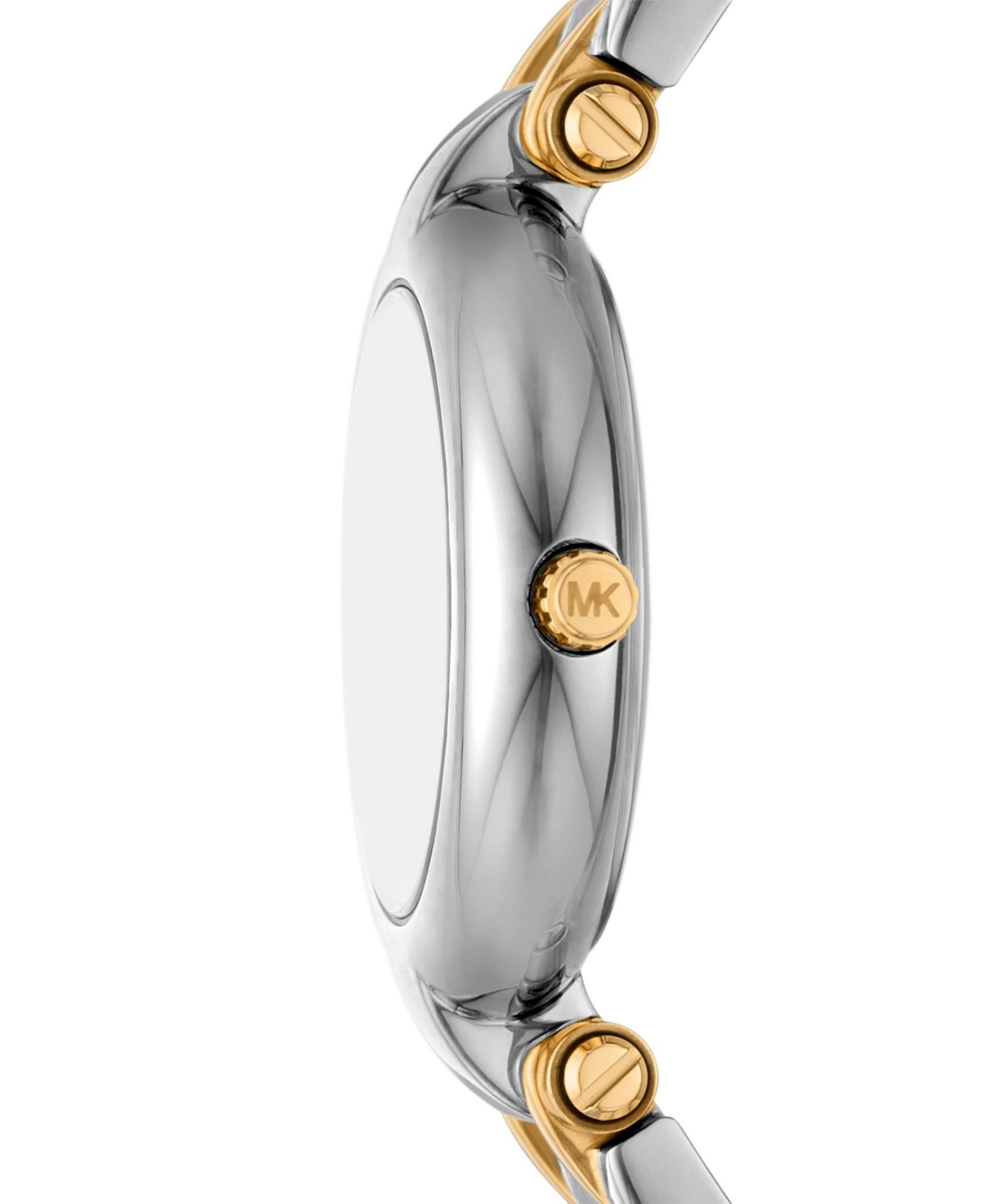 Michael Kors Women's Laney Three-hand Two-tone Stainless-steel Watch, 30mm In Two-tone