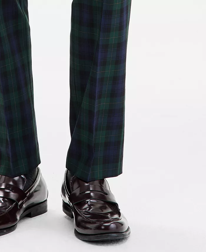 Men's Tartan Modern-Fit Dress Pants - thumbnail 9