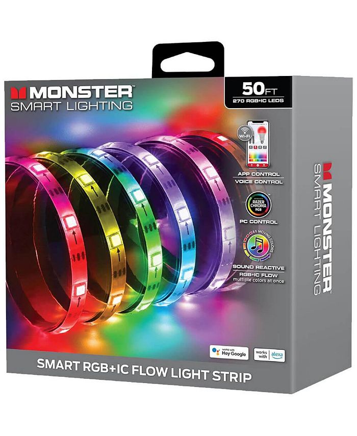 50Ft. Multi-Color LED Light Strip - Gray - 50